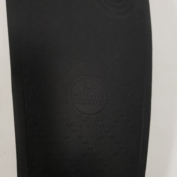 Gucci Tiger Print Slide Sandal - Black 12M - Picture 5 of 6